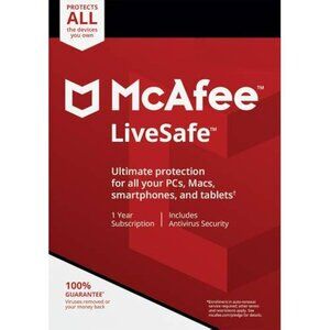 McAfee LiveSafe Ultimate Protection for Unlimited Devices Activation key